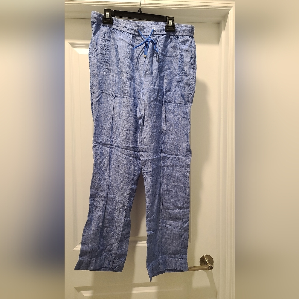 Rafaella Women's Linen Pants Size XL